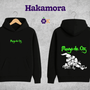 Buso Logo Violinista De Mago De Oz (Letras Verdes)